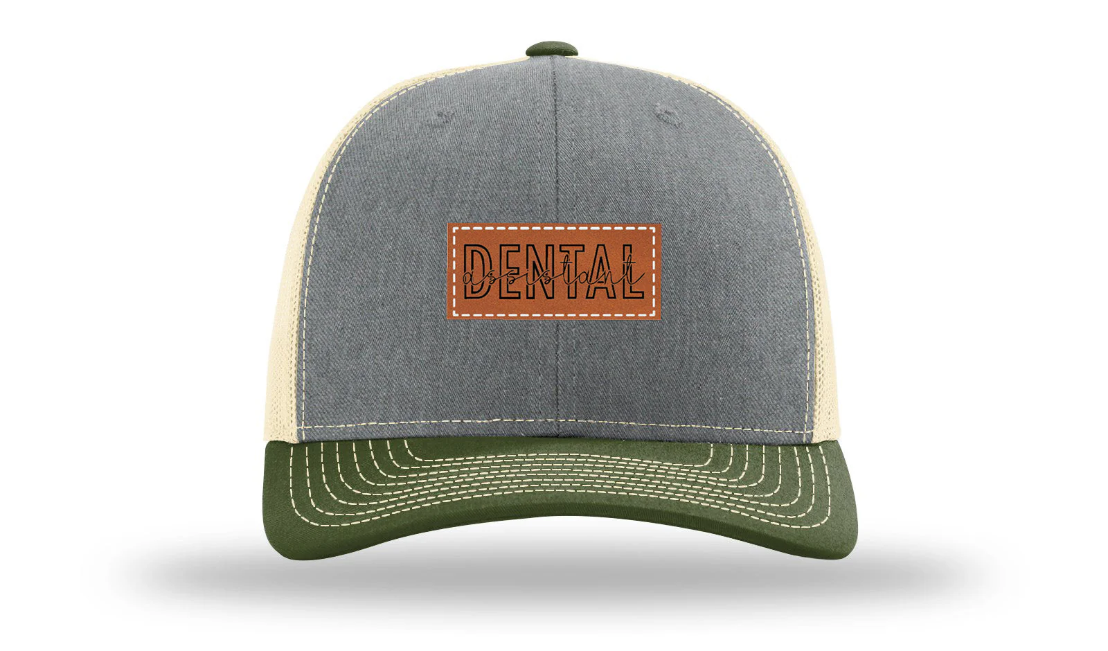Dental Assistant Leather Patch Richardson 112 Hat - Image 38