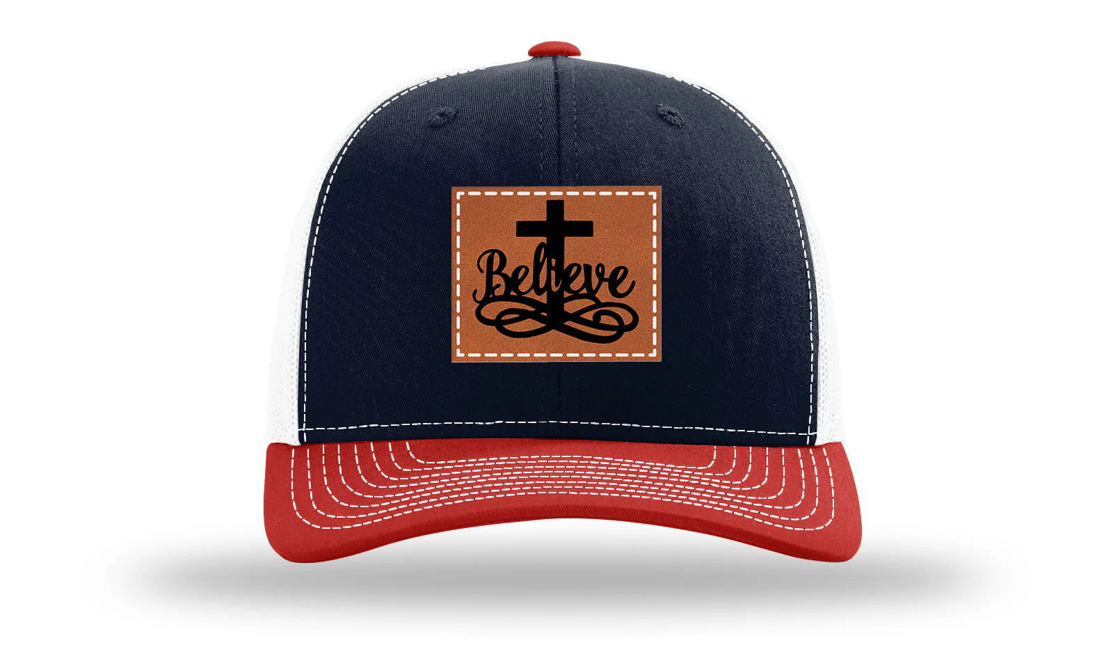 Believe Leather Patch Richardson 112 Hat - Image 40
