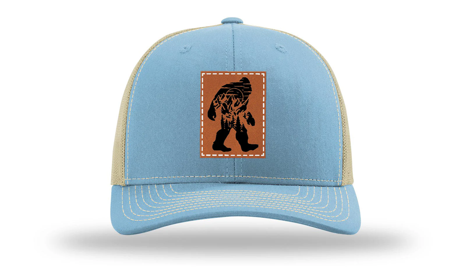Sasquatch Leather Patch Richardson 112 Hat - Image 18
