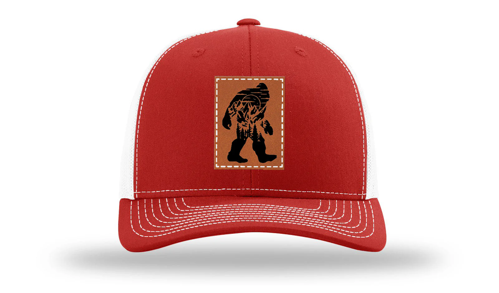 Sasquatch Leather Patch Richardson 112 Hat - Image 31