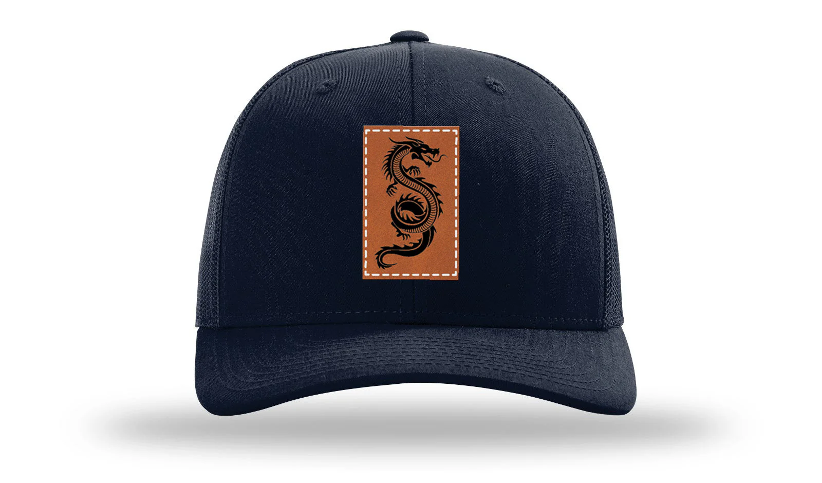 Dragon Leather Patch Richardson 112 Hat - Image 4