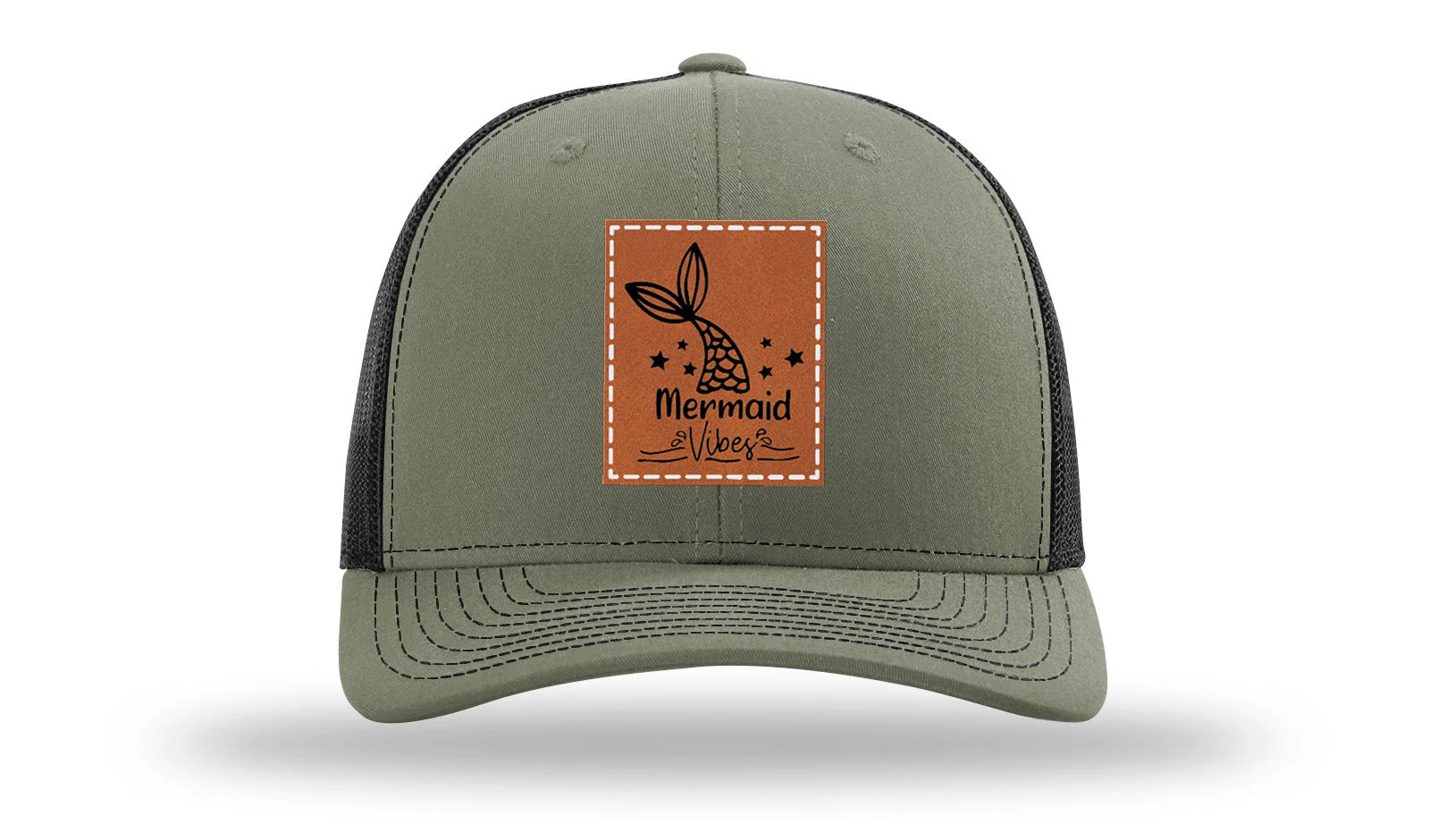 Be A Mermaid Leather Patch Richardson 112 Hat - Image 25