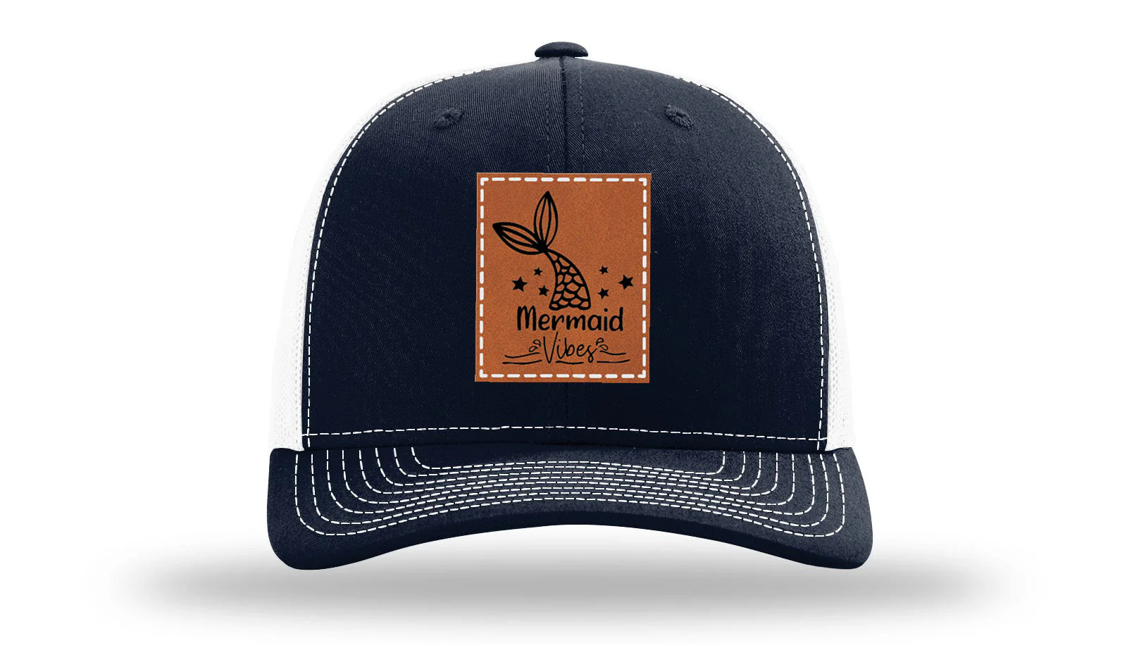 Be A Mermaid Leather Patch Richardson 112 Hat - Image 29