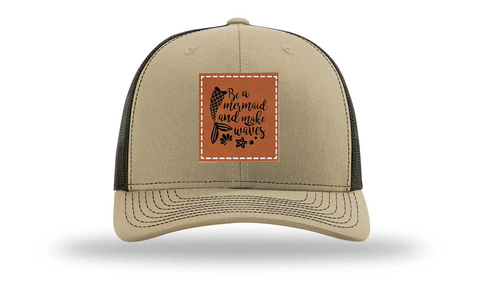 Mermaid Vibes Leather Patch Richardson 112 Hat - Image 24
