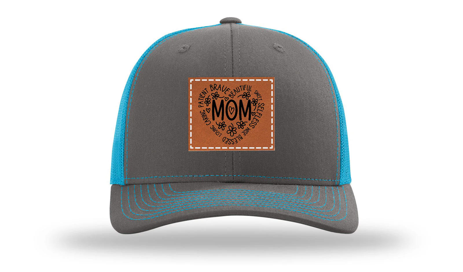 Mom Leather Patch Richardson 112 Hat - Image 14