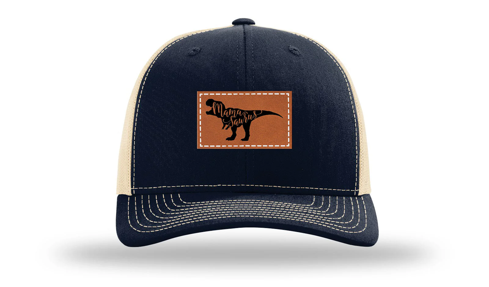Mamasaurus Leather Patch Richardson 112 Hat - Image 28