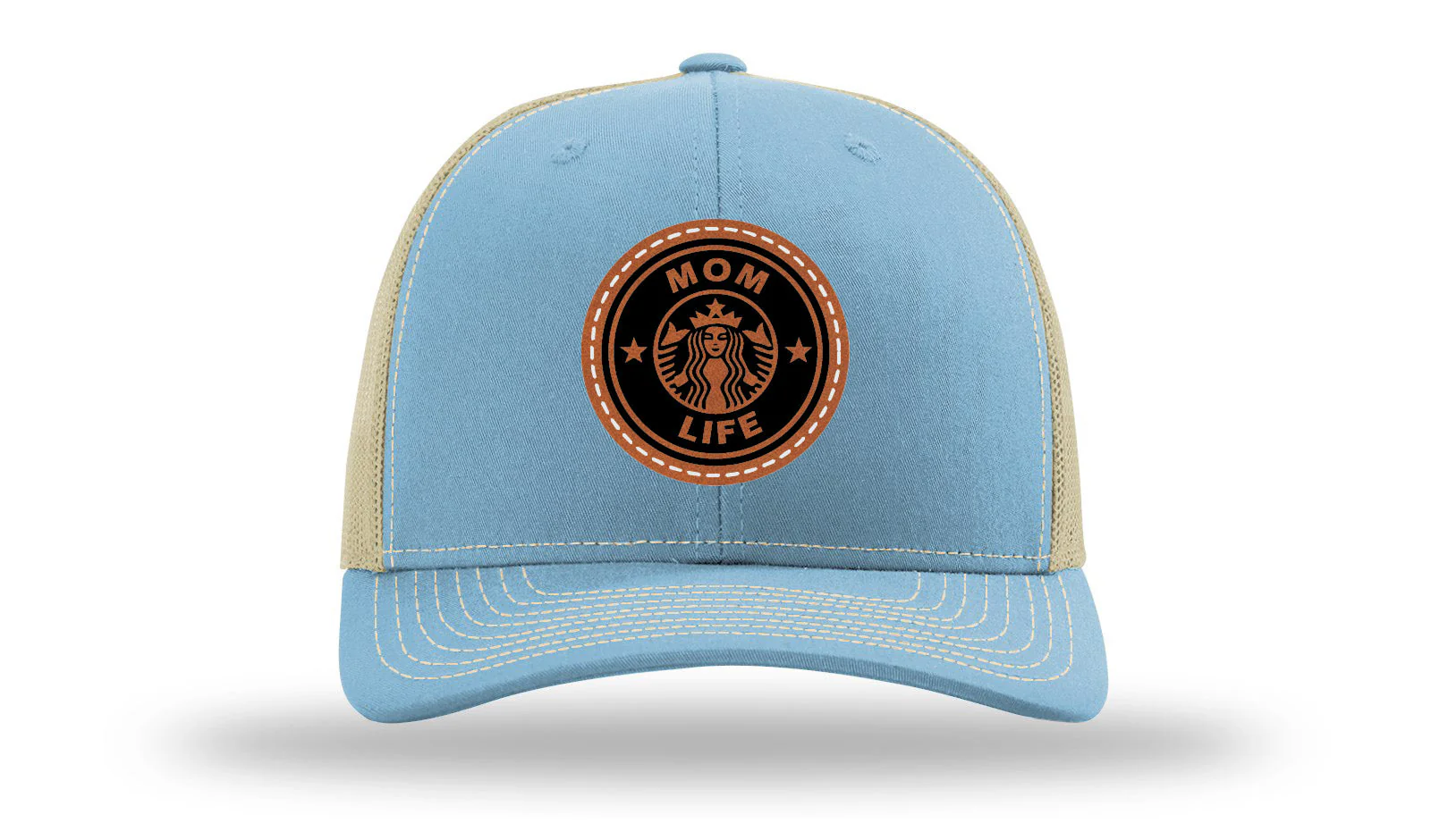 Mom Life Leather Patch Richardson 112 Hat - Image 18