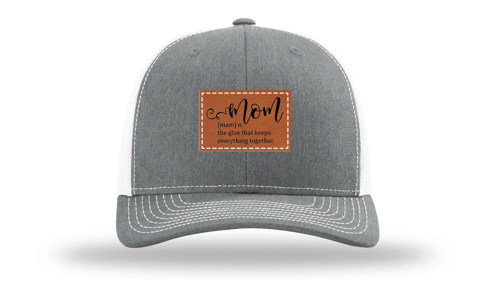 Mom Defined Leather Patch Richardson 112 Hat - Image 21