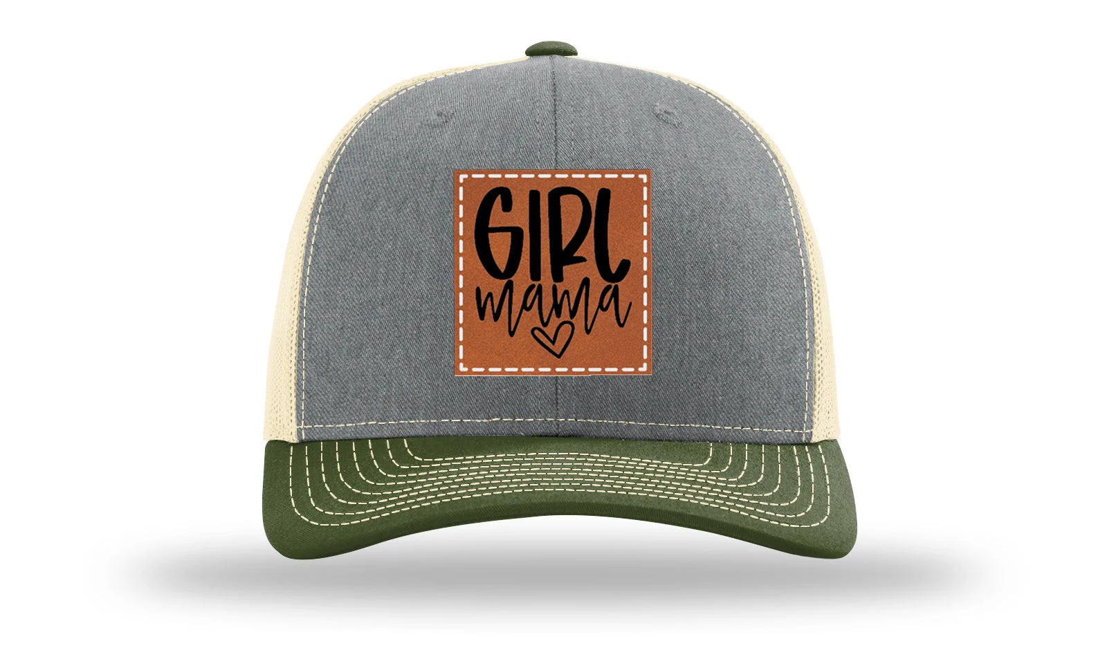 Girl Mama Leather Patch Richardson 112 Hat - Image 38