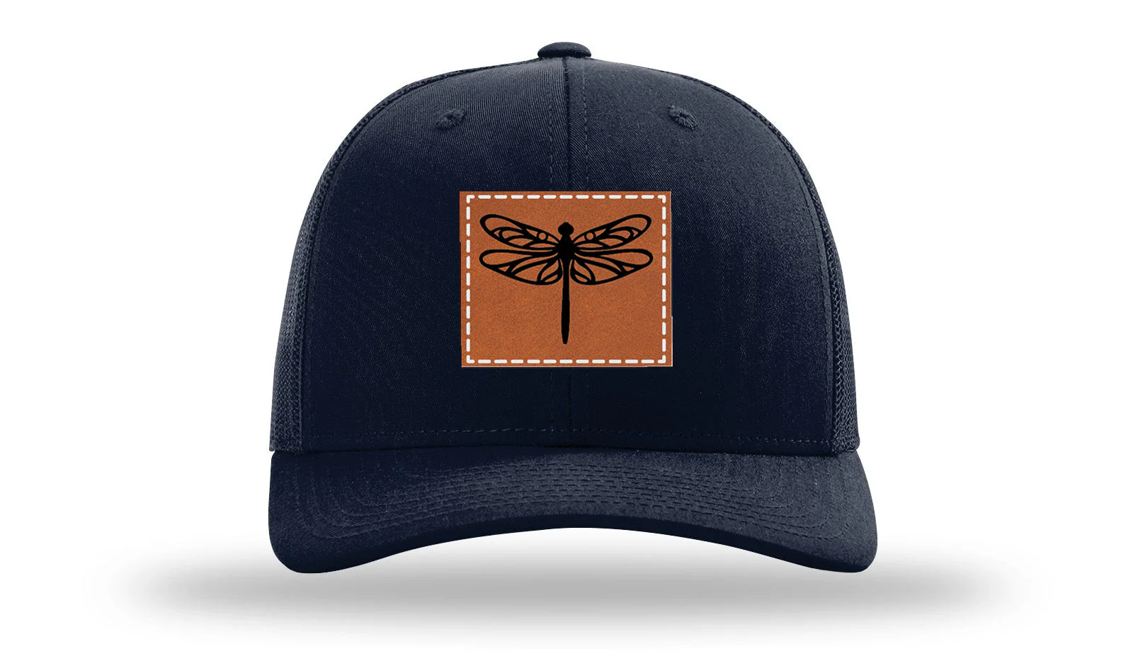 Dragonfly Leather Patch Richardson 112 Hat - Image 4