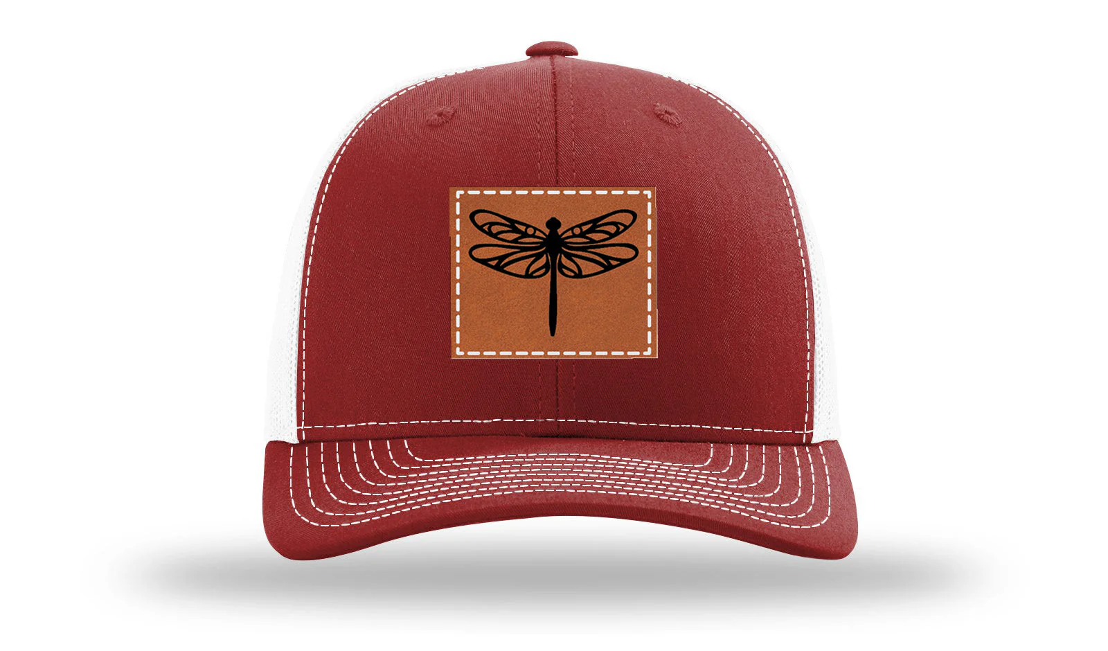 Dragonfly Leather Patch Richardson 112 Hat - Image 9