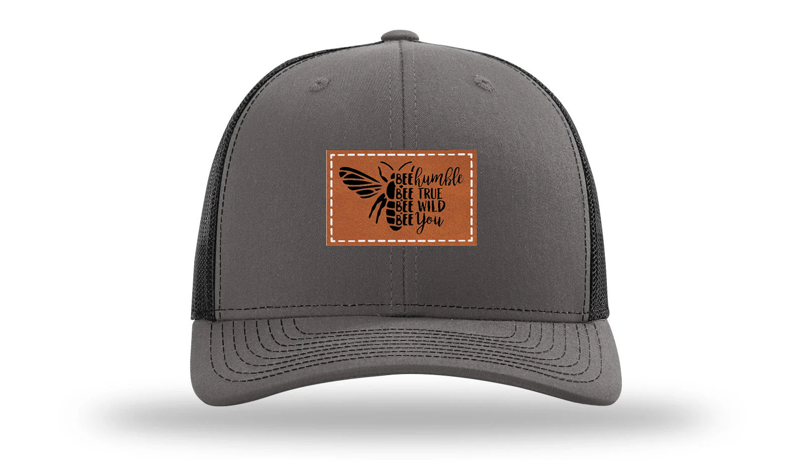 Bee Humble Leather Patch Richardson 112 Hat - Image 11