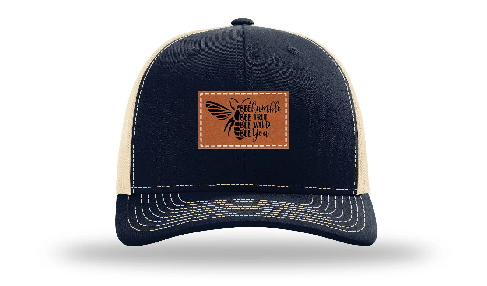 Bee Humble Leather Patch Richardson 112 Hat - Image 28