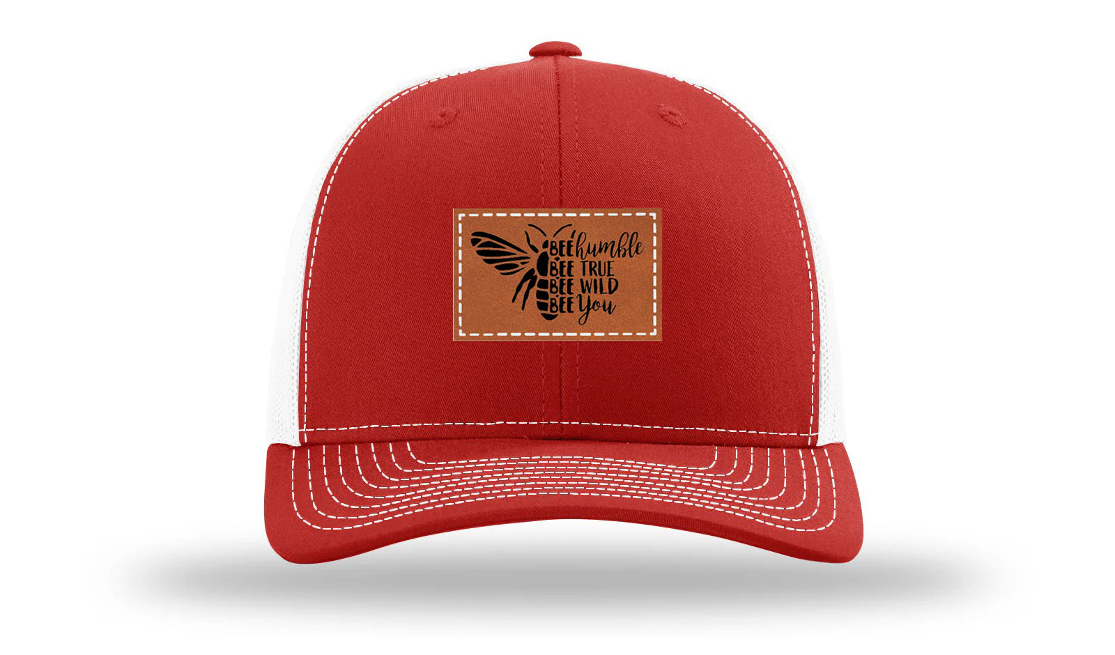Bee Humble Leather Patch Richardson 112 Hat - Image 31