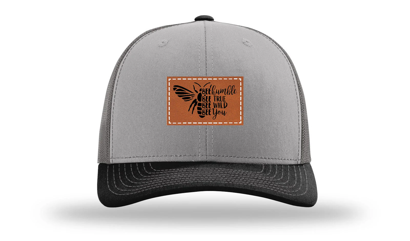 Bee Humble Leather Patch Richardson 112 Hat - Image 36
