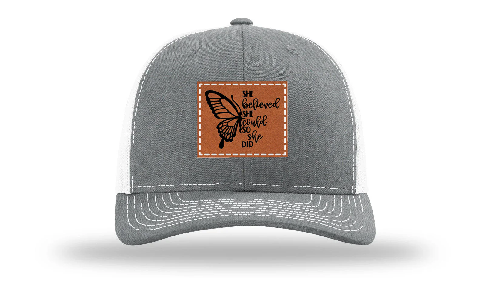 She Believed Leather Patch Richardson 112 Hat - Image 21