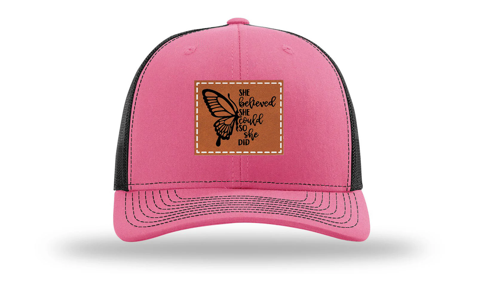 She Believed Leather Patch Richardson 112 Hat - Image 22