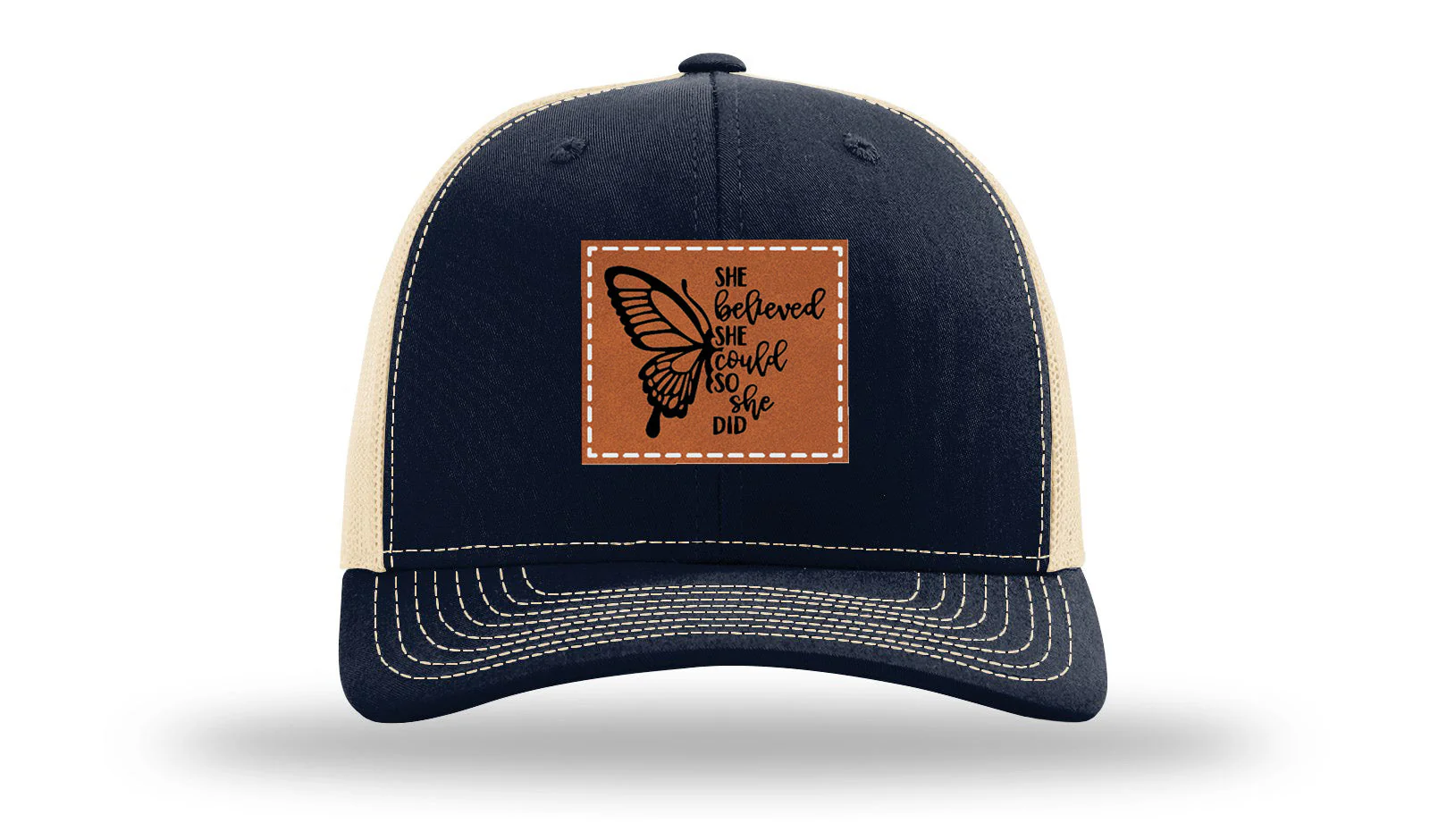 She Believed Leather Patch Richardson 112 Hat - Image 28