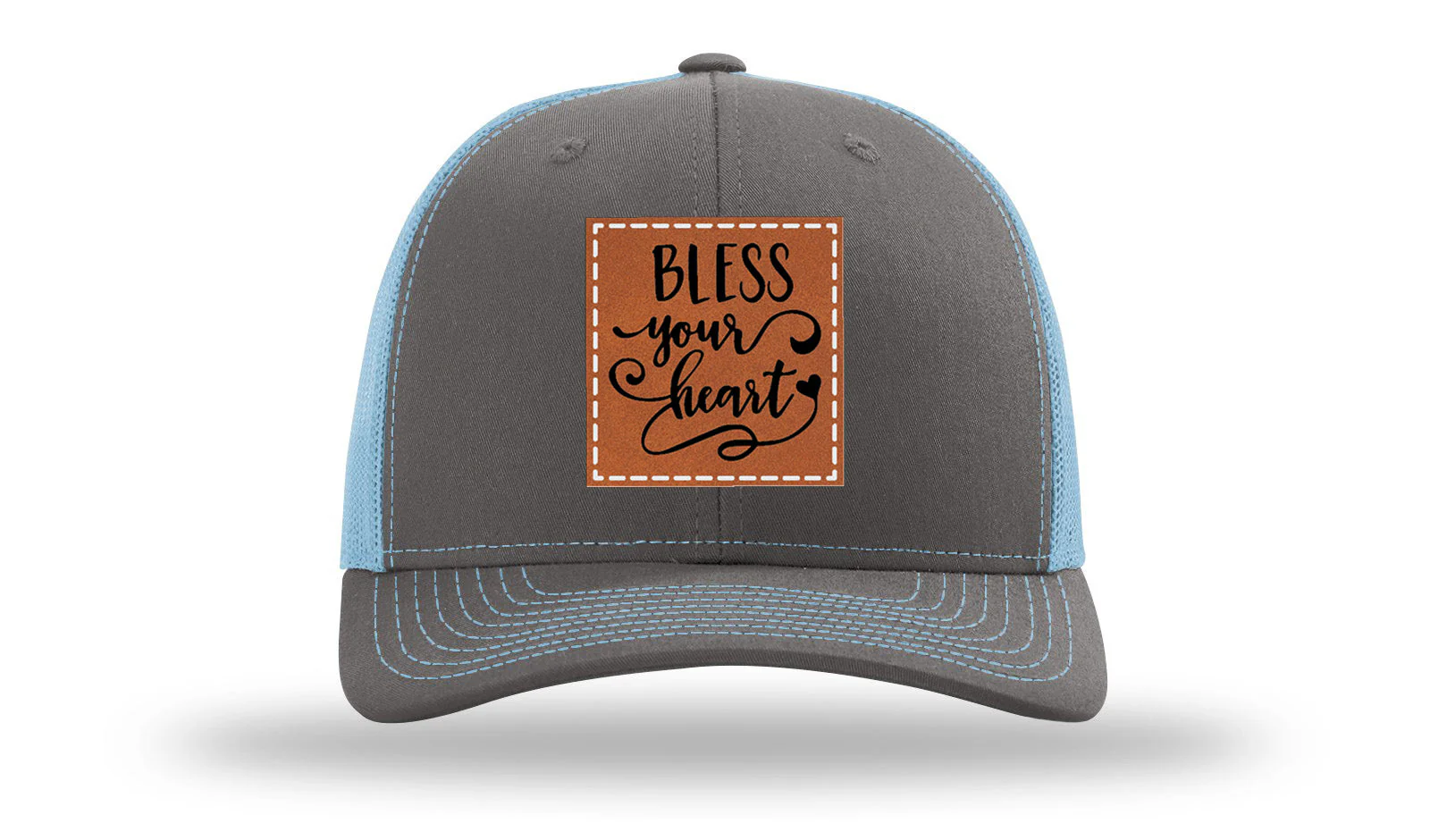 Bless Your Heart Leather Patch Richardson 112 Hat - Image 12