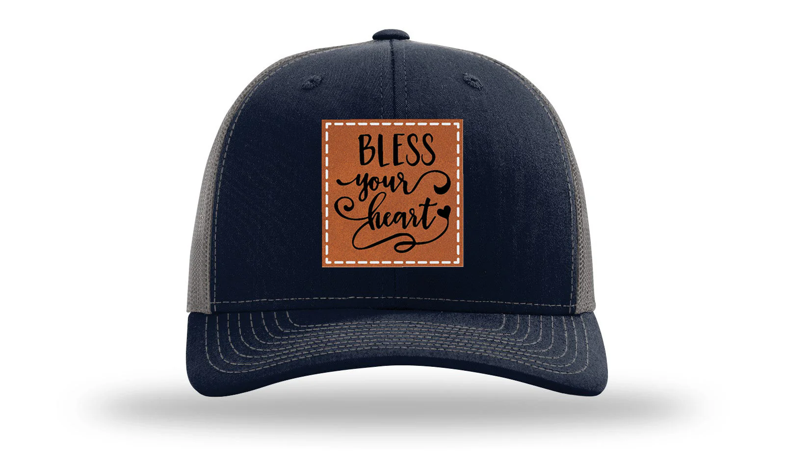 Bless Your Heart Leather Patch Richardson 112 Hat - Image 26