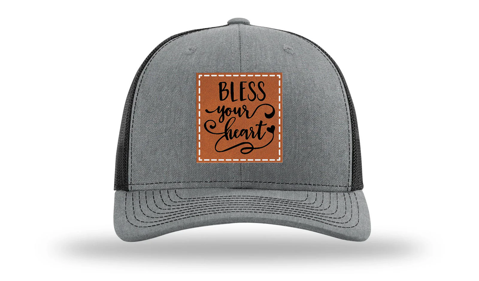 Bless Your Heart Leather Patch Richardson 112 Hat - Image 37