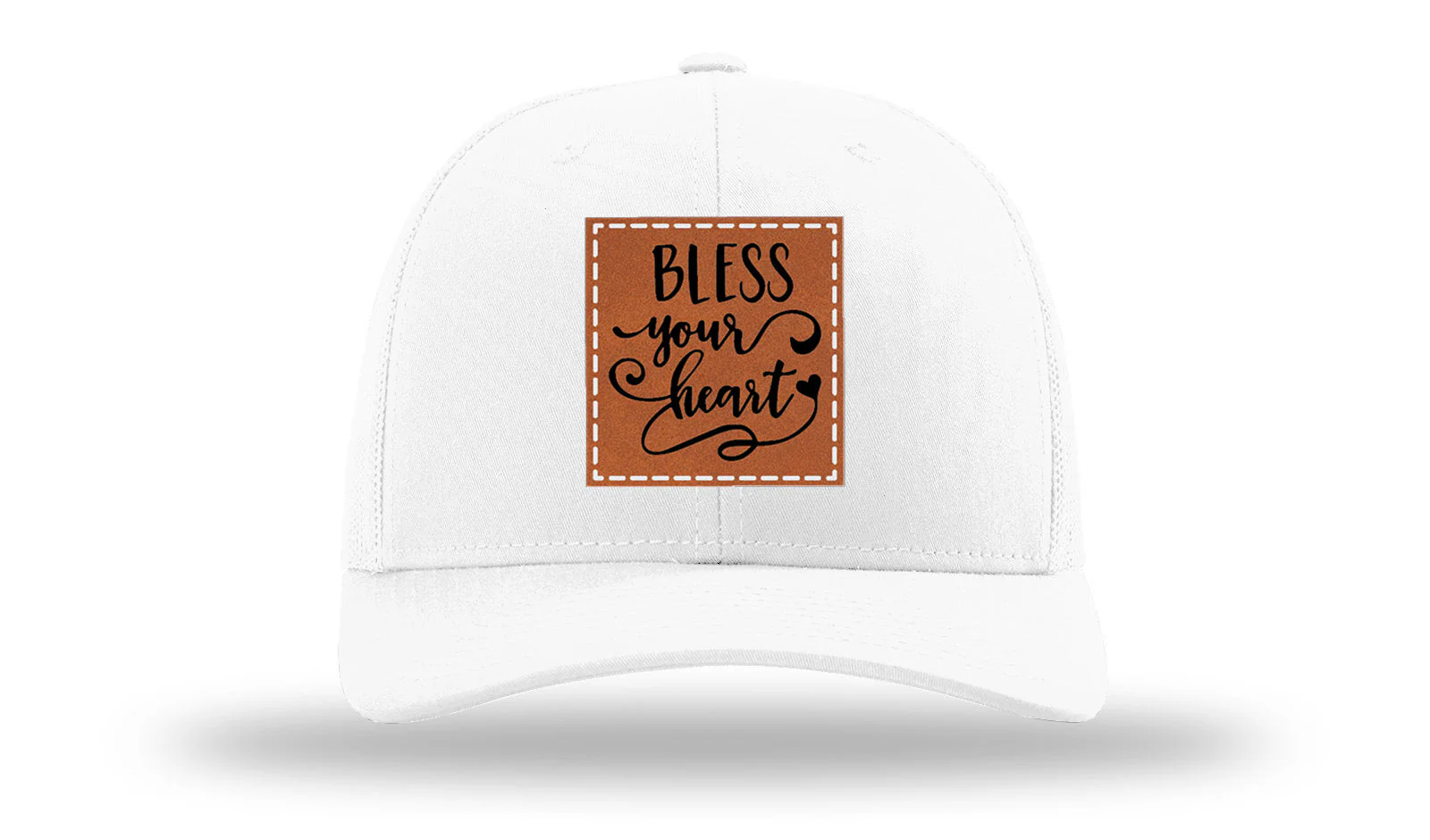 Bless Your Heart Leather Patch Richardson 112 Hat - Image 5