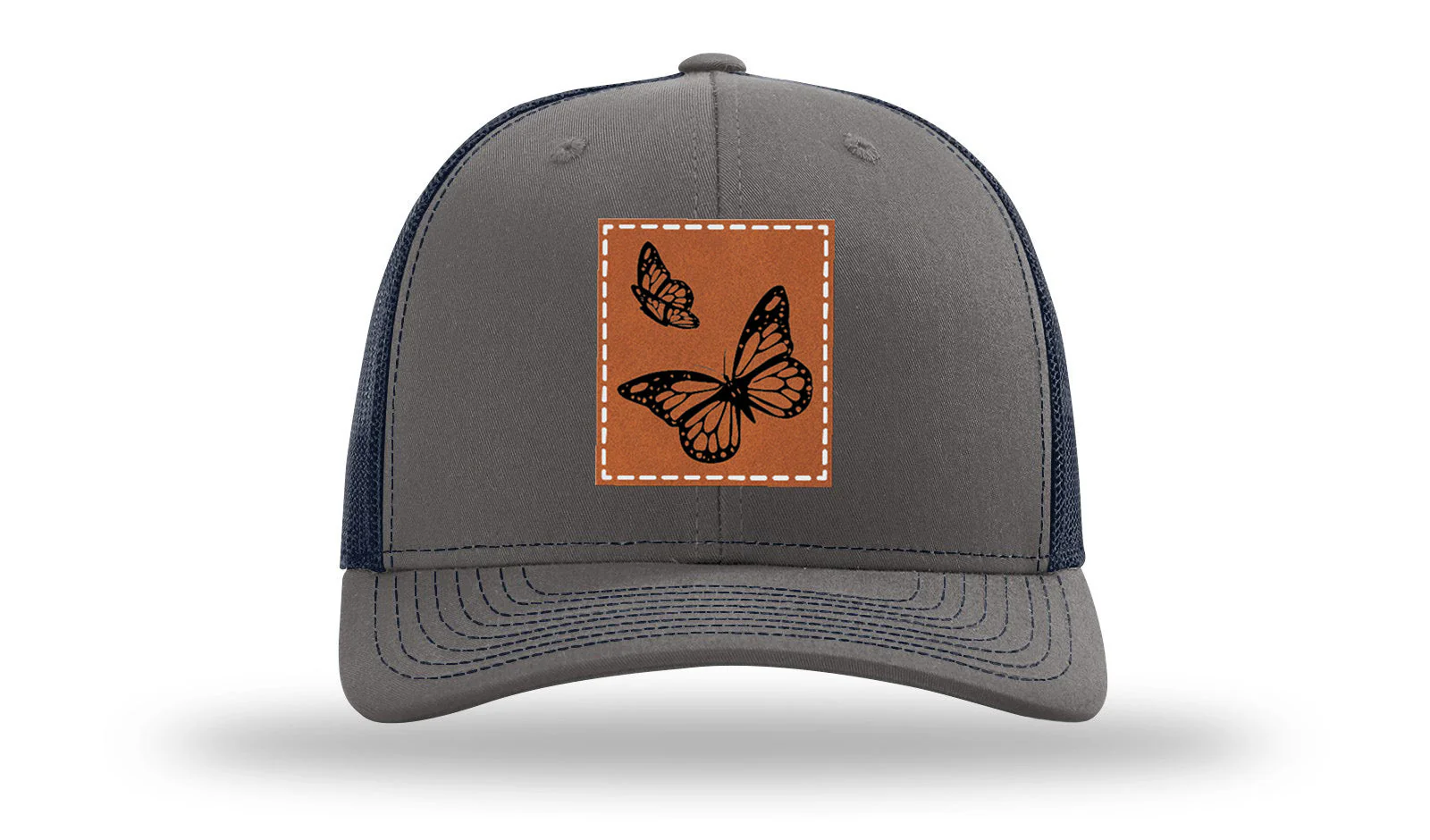 Butterflies Leather Patch Richardson 112 Hat - Image 13