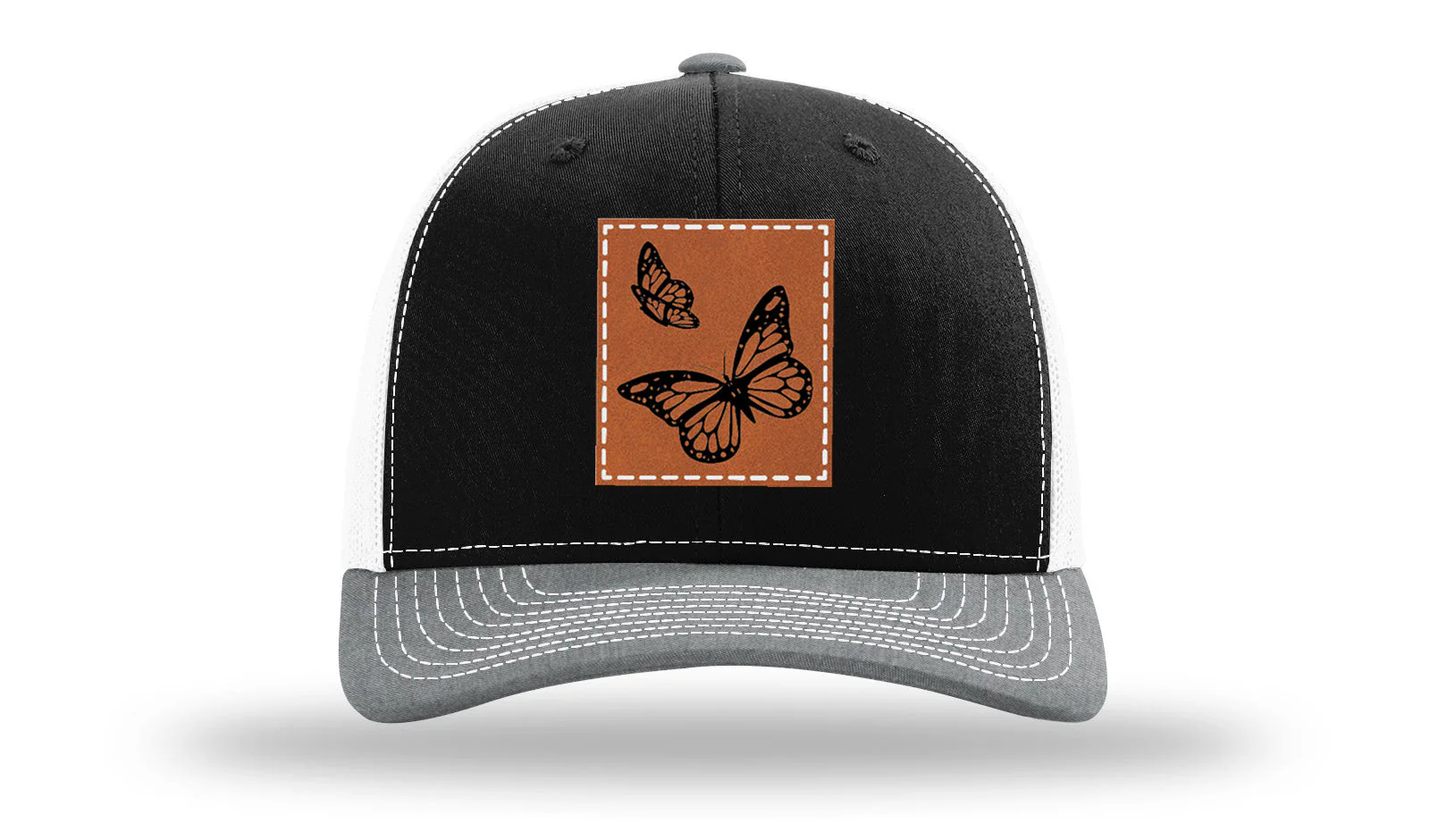 Butterflies Leather Patch Richardson 112 Hat - Image 33