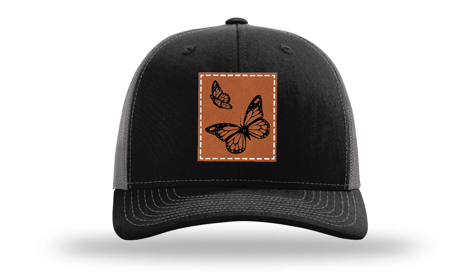 Butterflies Leather Patch Richardson 112 Hat - Image 6