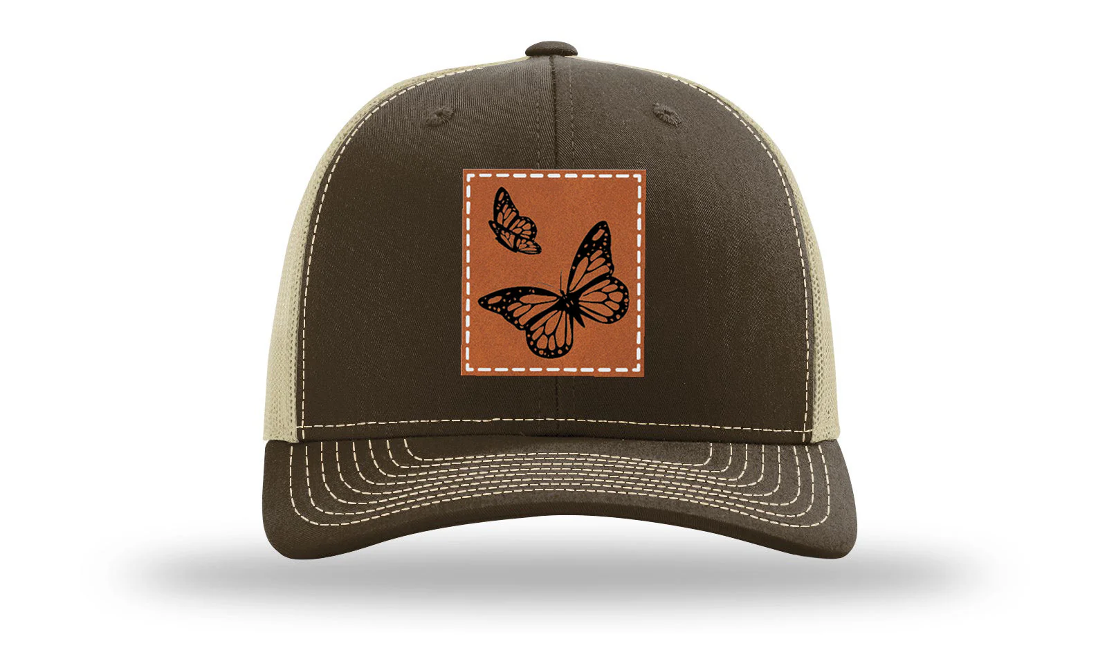 Butterflies Leather Patch Richardson 112 Hat - Image 8