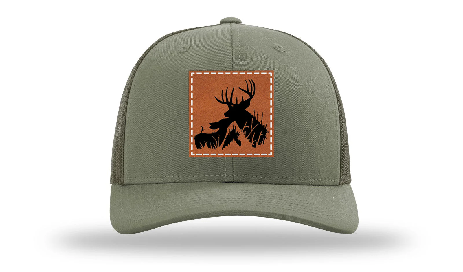 Buck Doe Leather Patch Richardson 112 Hat - Image 3