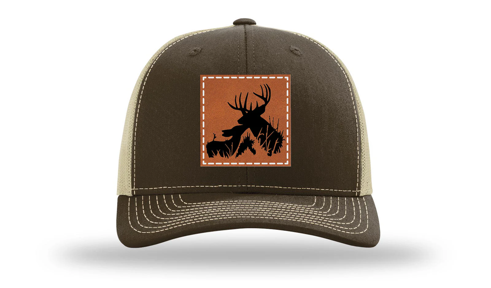 Buck Doe Leather Patch Richardson 112 Hat - Image 8