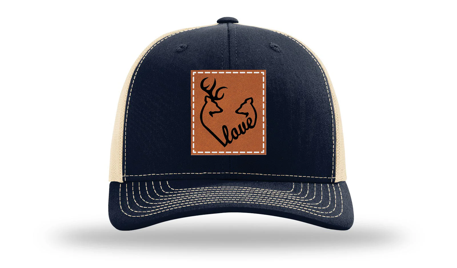 Buck Doe Love Leather Patch Richardson 112 Hat - Image 28