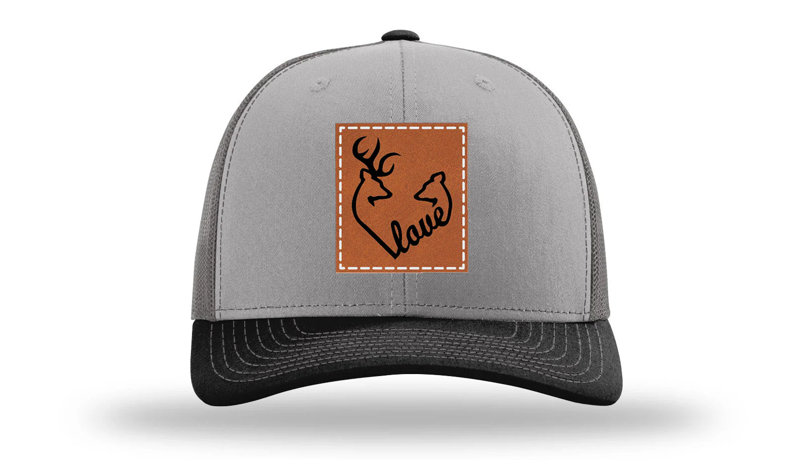 Buck Doe Love Leather Patch Richardson 112 Hat - Image 36