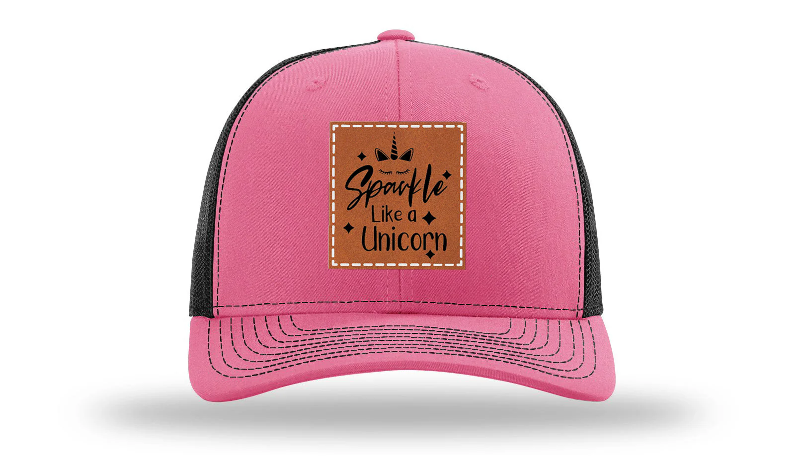 Sparkle Like A Unicorn Leather Patch Richardson 112 Hat - Image 22