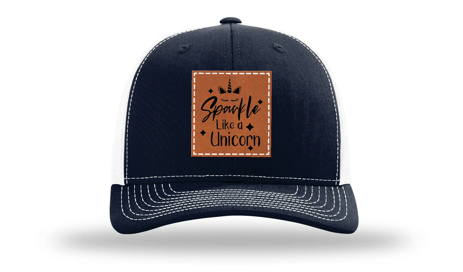 Sparkle Like A Unicorn Leather Patch Richardson 112 Hat - Image 29