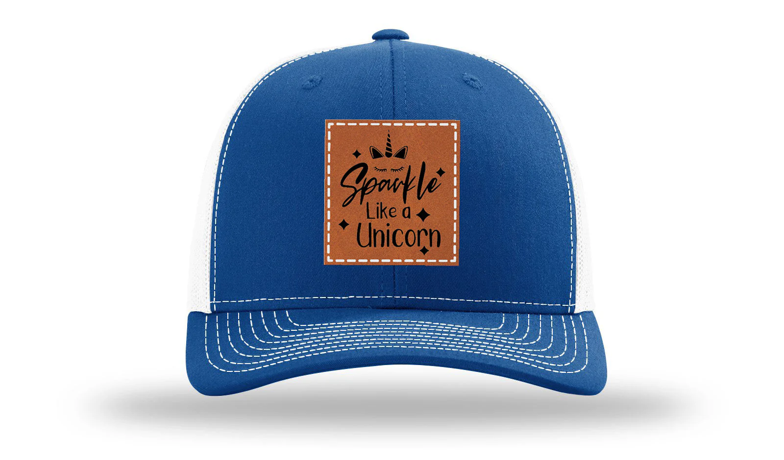 Sparkle Like A Unicorn Leather Patch Richardson 112 Hat - Image 32