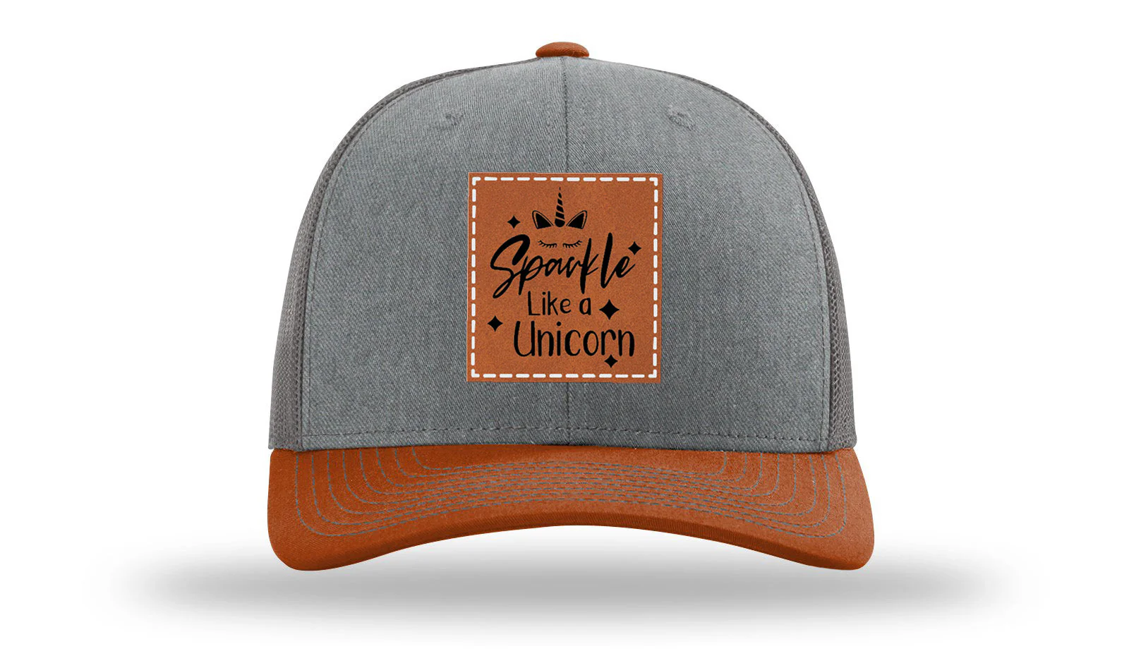 Sparkle Like A Unicorn Leather Patch Richardson 112 Hat - Image 39