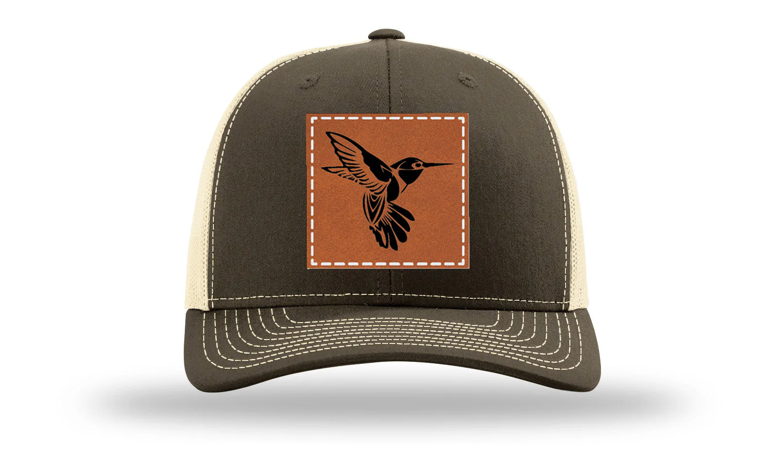 Hummingbird Leather Patch Richardson 112 Hat - Image 17
