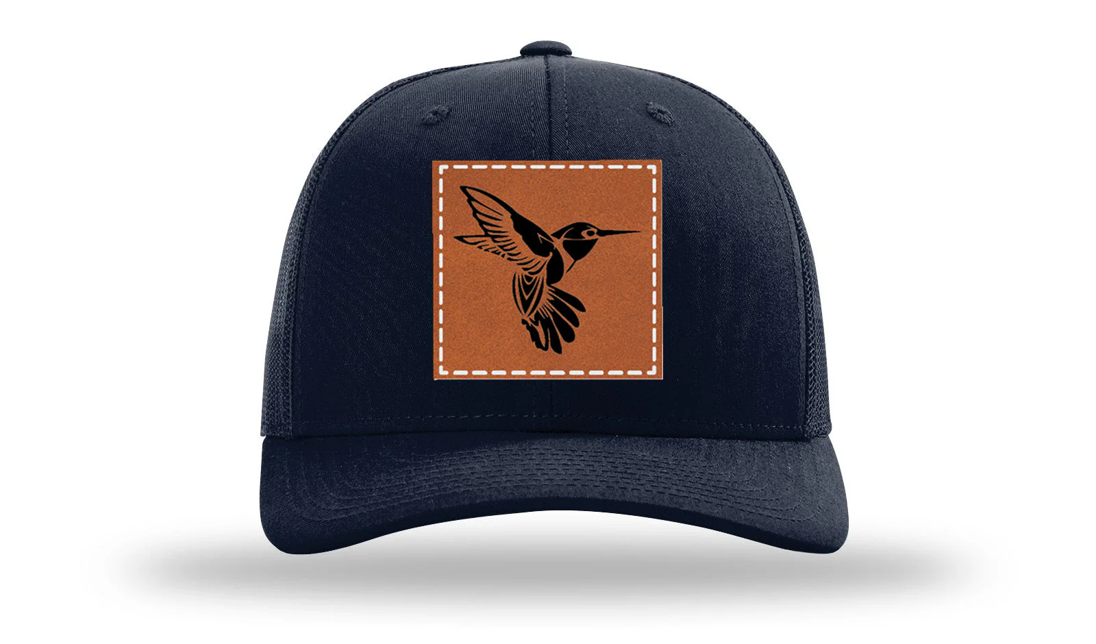 Hummingbird Leather Patch Richardson 112 Hat - Image 4