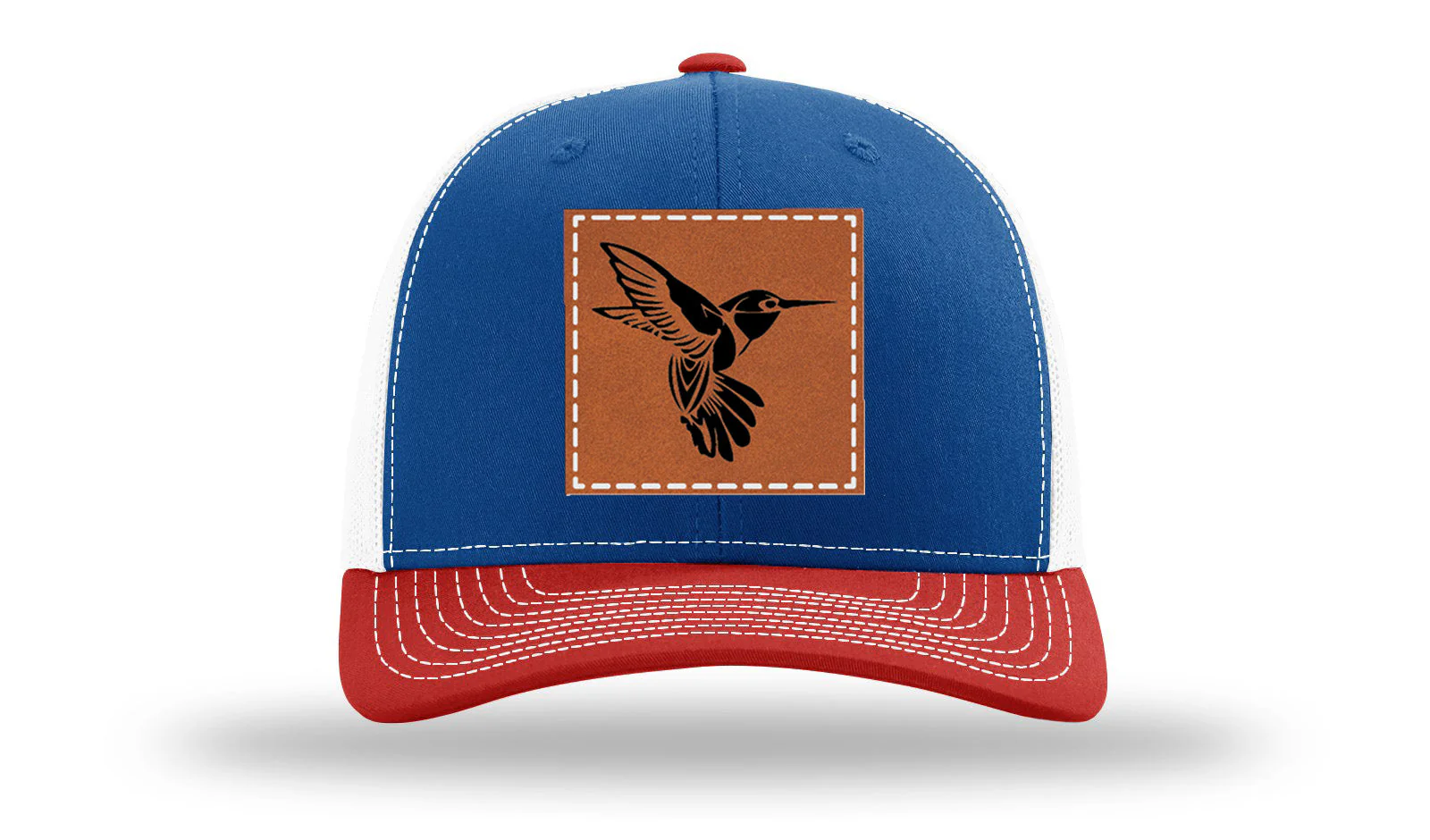 Hummingbird Leather Patch Richardson 112 Hat - Image 42