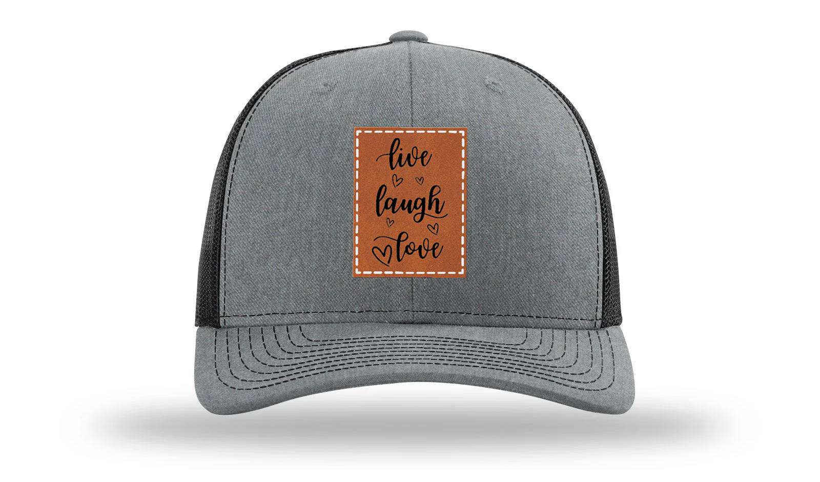 Live Laugh Love Leather Patch Richardson 112 Hat - Image 20