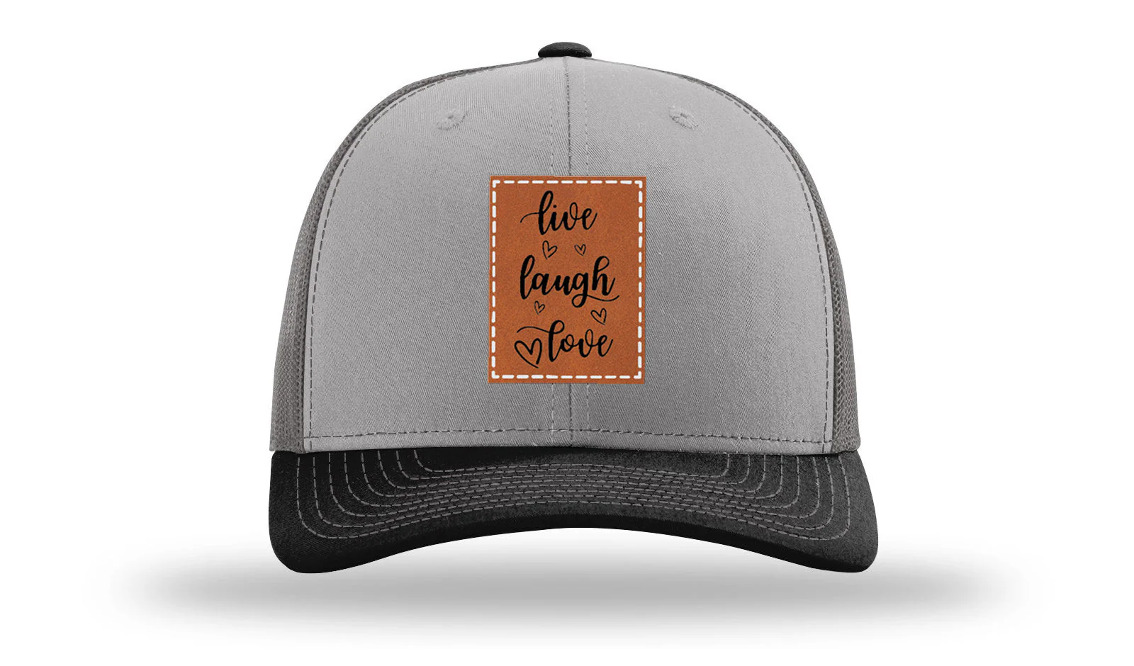 Live Laugh Love Leather Patch Richardson 112 Hat - Image 36