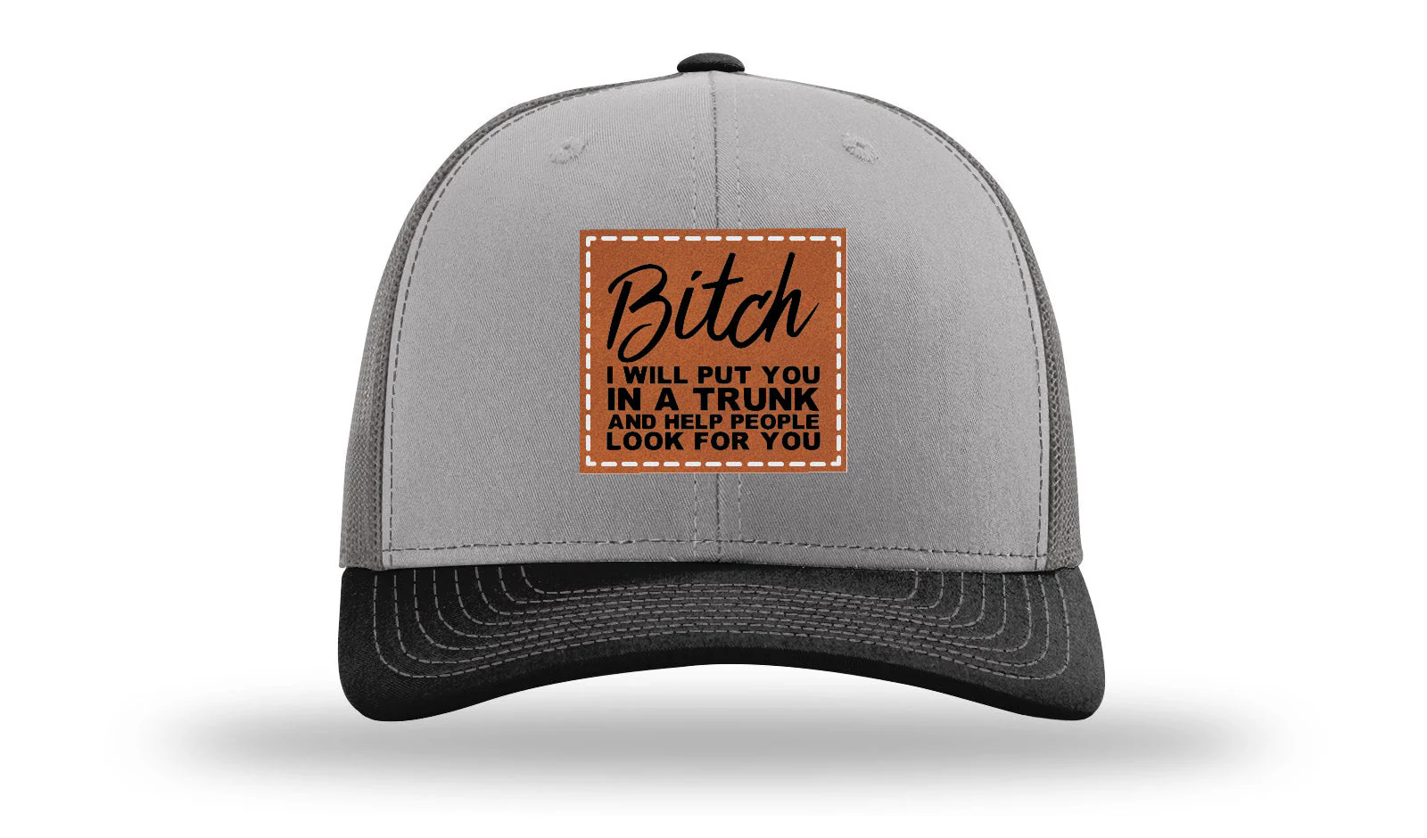 Put You In A Trunk Leather Patch Richardson 112 Hat - Image 36