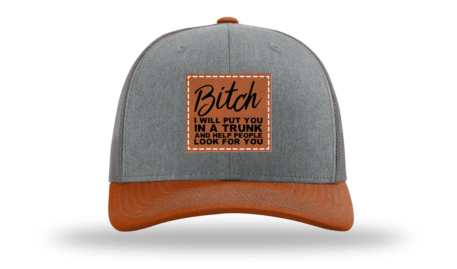 Put You In A Trunk Leather Patch Richardson 112 Hat - Image 39