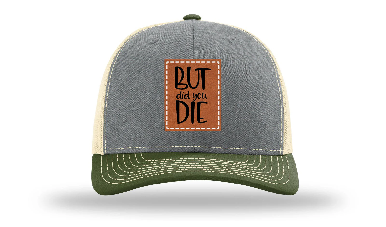 But Did You Die Leather Patch Richardson 112 Hat - Image 38