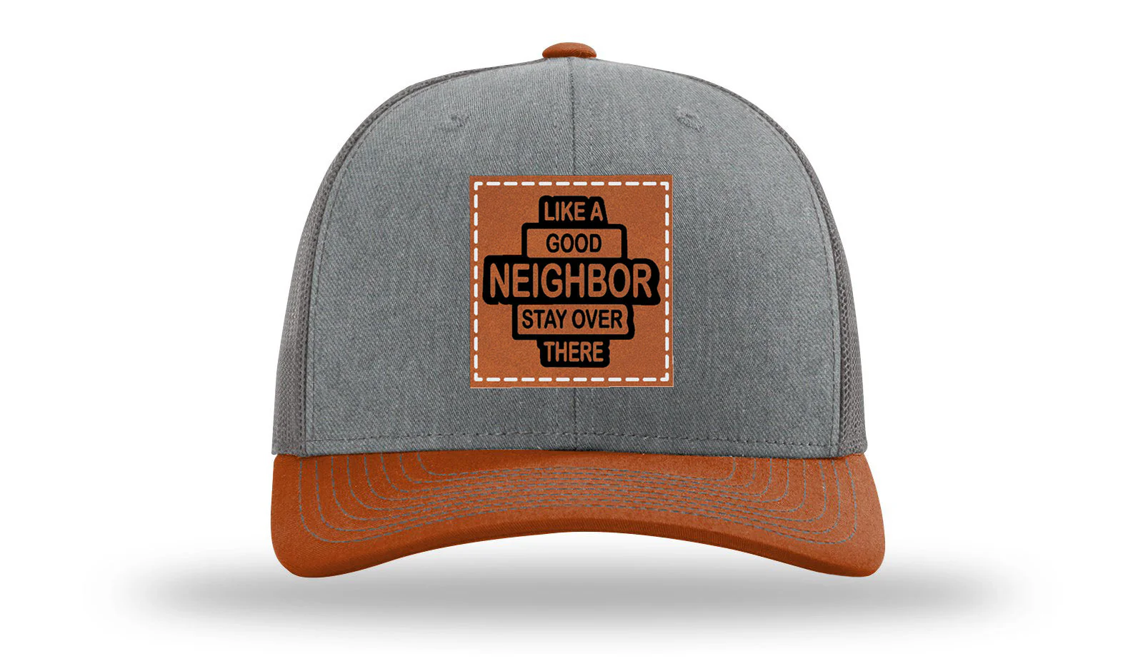 Like A Good Neighbor Leather Patch Richardson 112 Hat - Image 39