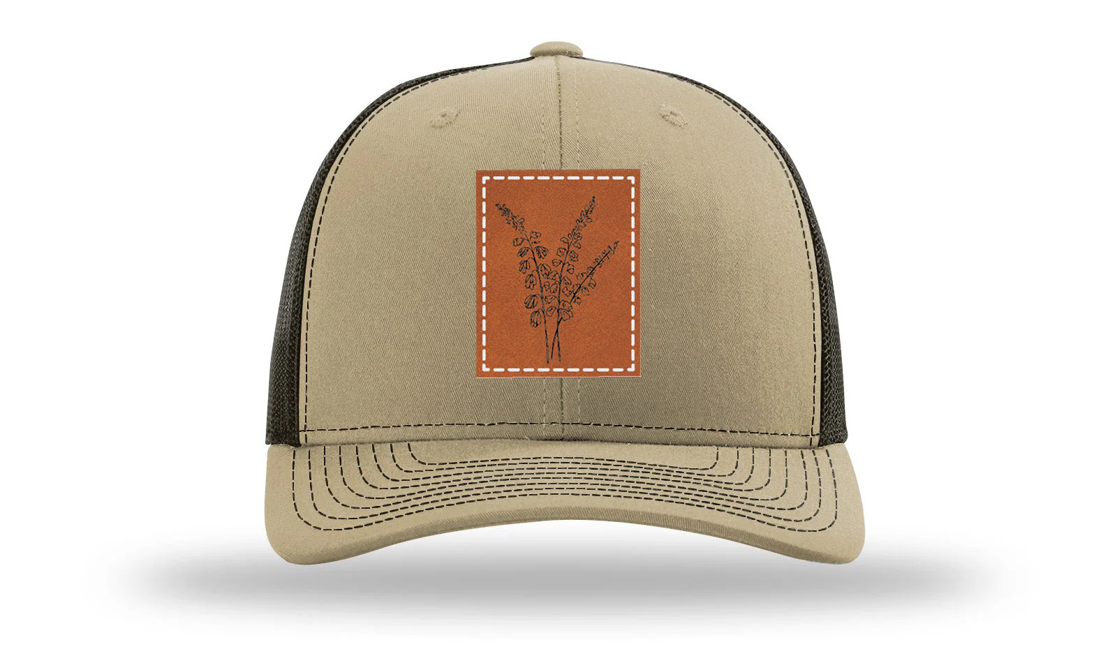 Blue Bells Flowers Leather Patch Richardson 112 Hat - Image 24