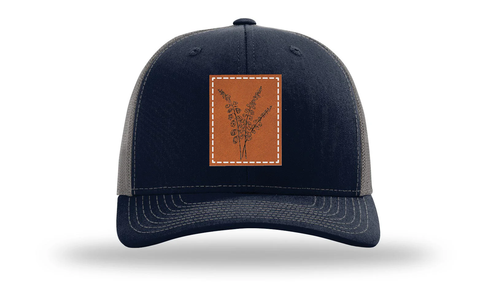 Blue Bells Flowers Leather Patch Richardson 112 Hat - Image 27