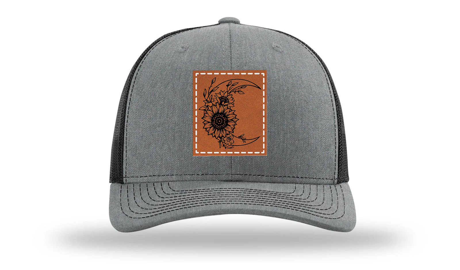 Sunflower Moon Leather Patch Richardson 112 Hat - Image 20